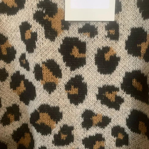 NWT-Knox Rose Leopard Print Sweater. 4X. - Picture 6 of 6